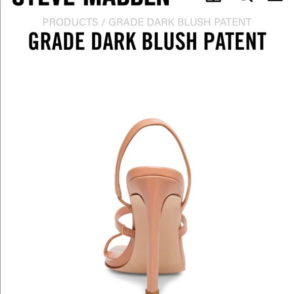 STEVE MADDEN GRADE DARK BLUSH PATENT - Picture 4 of 6